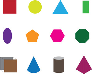 set of gematric shape icons