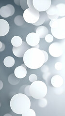 Abstract Background Circles Grey White