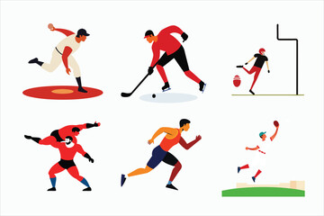 Fototapeta premium cartoon sports player on white board 