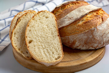 Freshly Baked Sourdough Bread.