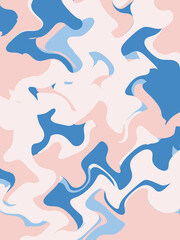 Blue beige abstract background. Illustration for banner, poster, card