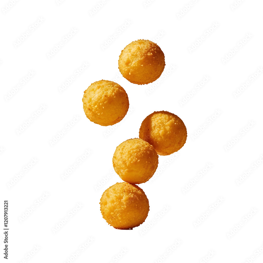 Sticker Fried Plantain Balls  falling   