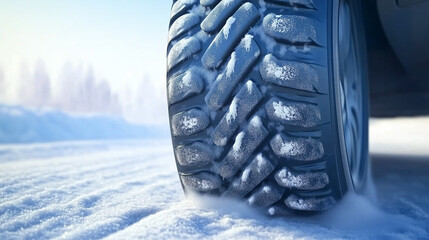 タイヤ-氷の道-雪道-アイスバーン