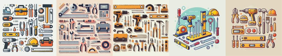 collection of craftsman construction tools