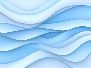 Obraz premium Abstract Blue Wave Background Illustration
