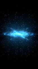 Abstract Background, Blue Nebula Illustration