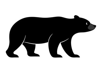 Bear silhouette vector