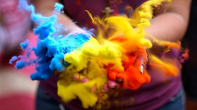 Experience the joy of Holi as participants throw gulal powder in an explosion of colors. This annual spring celebration showcases Indian traditions, music, and dance.