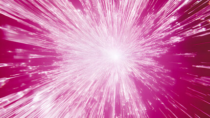 A bright burst of cosmic energy, showing a space-time continuum being stretched and compressed in abstract patterns, with no human presence in the scene 