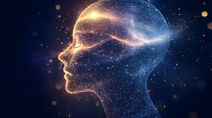 Obraz premium A bright cosmic view where space-time is compressed and stretched, creating visually stunning patterns of light beams and energy, representing time travel and manipulation, with no humans involved 