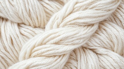 Crafted from natural fibers, this rope displays a detailed braided texture that highlights the artistry of textile creation. The soft hues add warmth and versatility to various projects