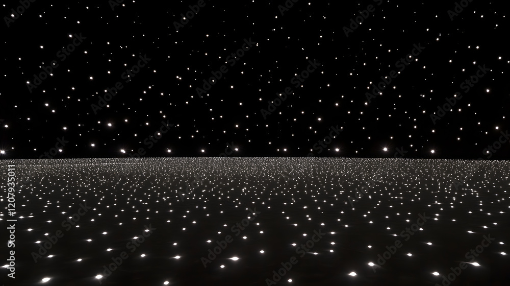 Poster a cosmic anomaly in the fabric of space-time, with glowing arcs of light distorting the space around