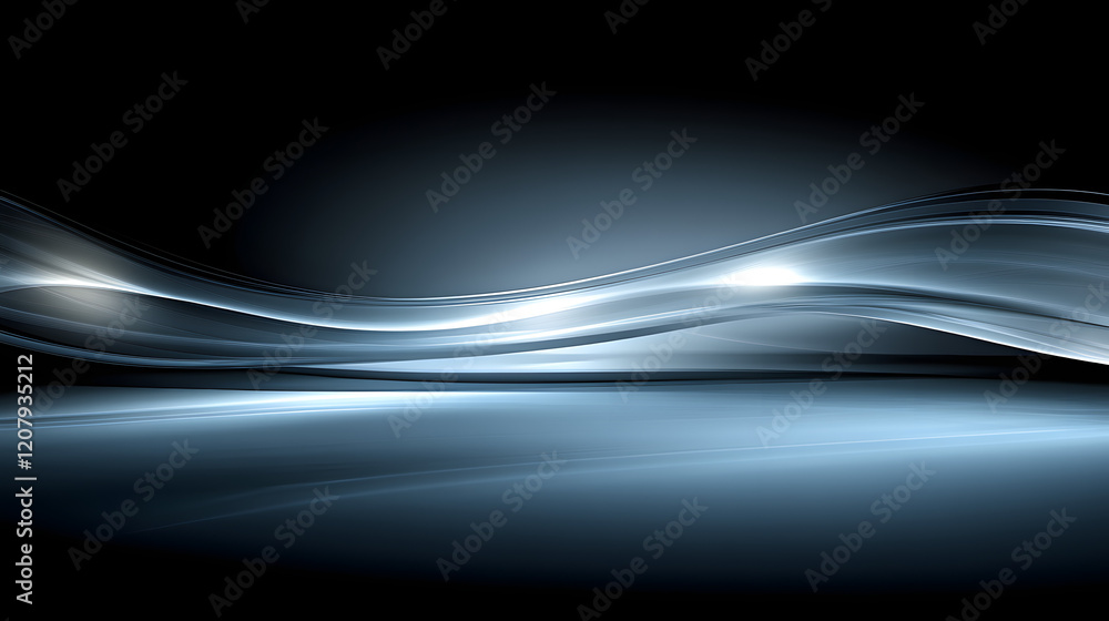 Poster a cosmic anomaly showing the warping of space-time with glowing light arcs stretching across the fra