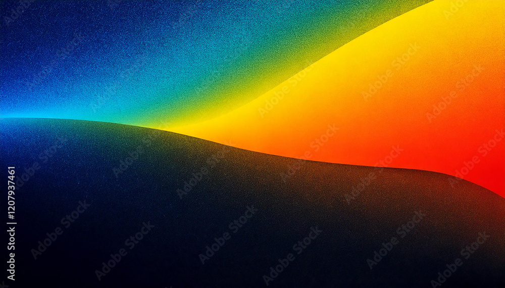 Poster abstract gradient with vibrant colors blending smoothly from blue to red liquid background set. grad