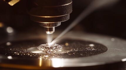 Precision Diamond Cutting with Laser Technology and Magnification