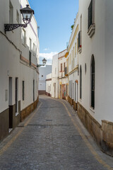 Gassen und Straßen von Rota, Spanien, Andalusien