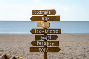 Strand von  Rota, , Stadt in Spanien, Andalusien