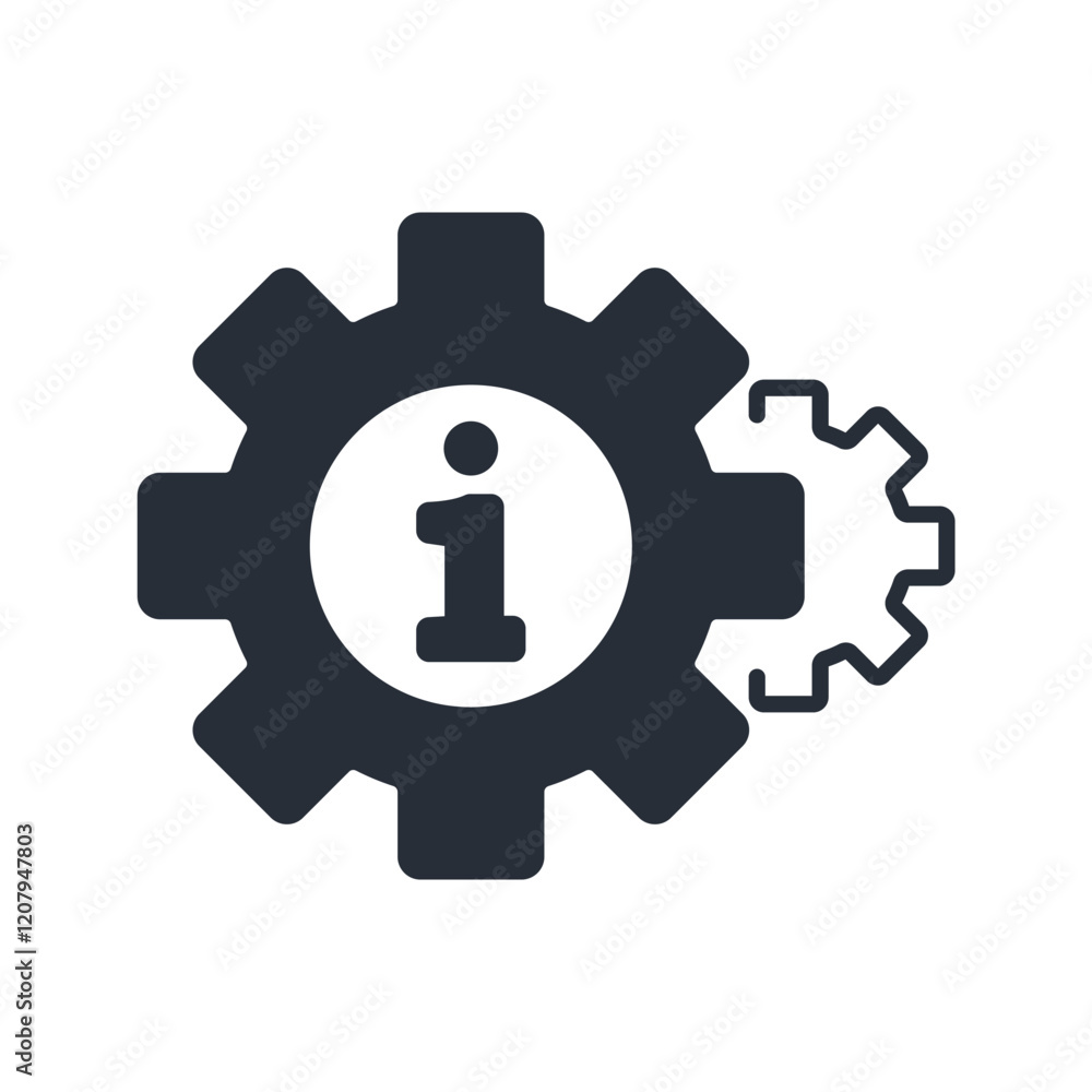 Poster info icon. vector.editable stroke.linear style sign for use web design,logo.symbol illustration.
