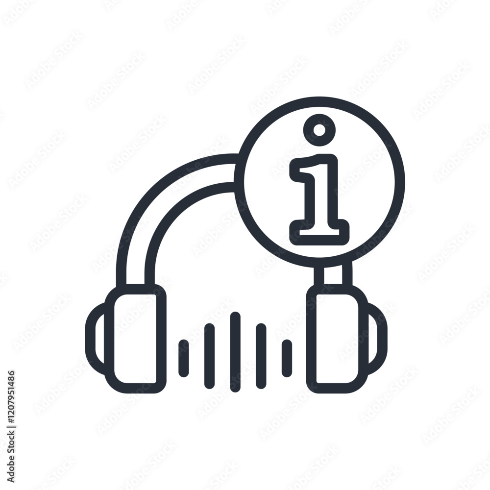 Poster support icon. vector.editable stroke.linear style sign for use web design,logo.symbol illustration.