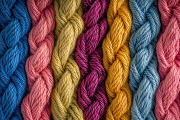 Colorful Handmade Beaded Rope