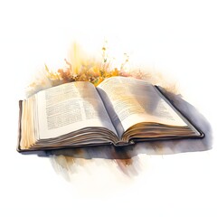 Bible clipart. Watercolor illustration. AI-Generated Artistic Illustration. Detailed illustration