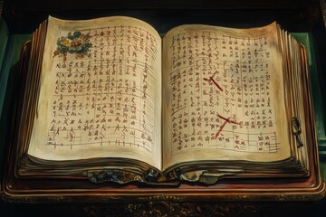 Fototapeta premium The Over Checked Notebook, Obsessive Compulsive Disorder OCD