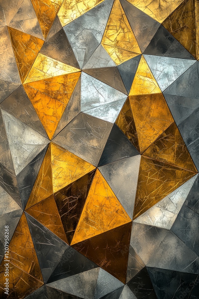 Aufkleber dynamic geometric patterns abstract art textured surfaces contemporary design close-up visual inspir