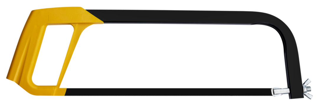 Yellow black hack saw