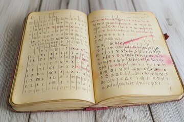 Fototapeta premium The Over Checked Notebook, Obsessive Compulsive Disorder OCD