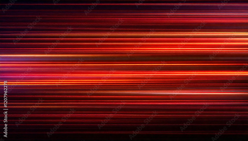 Poster abstract red speed light lines neon ring glowing line stripe movement on black background vector ill