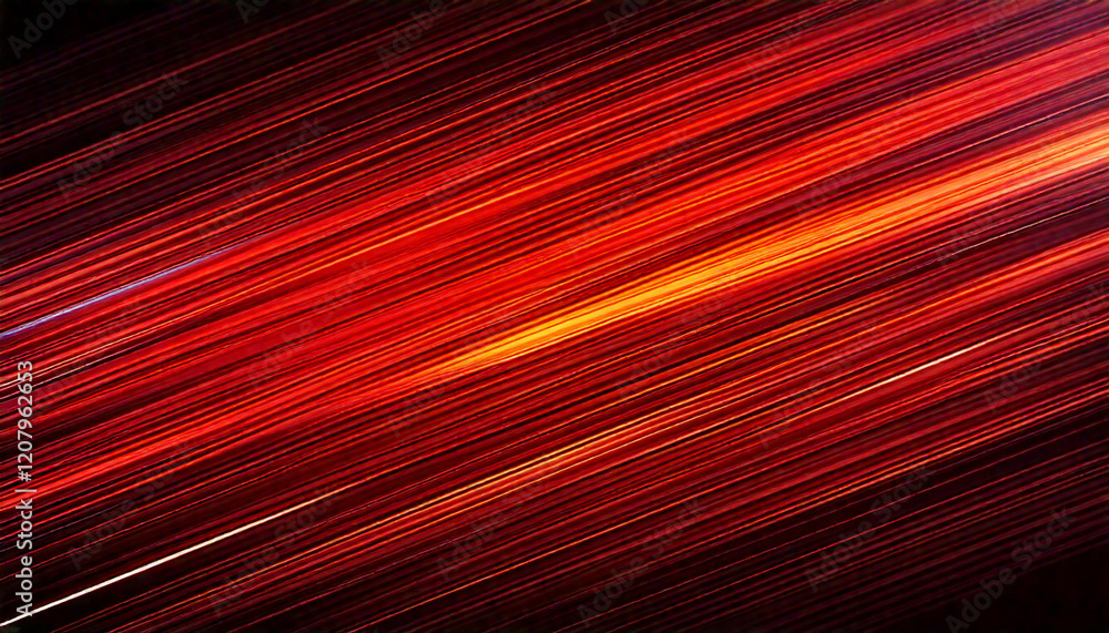 Poster abstract red speed light lines neon ring glowing line stripe movement on black background vector ill