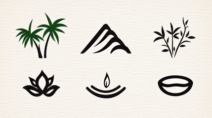 Nature Inspired Minimalist Logo Designs Collection