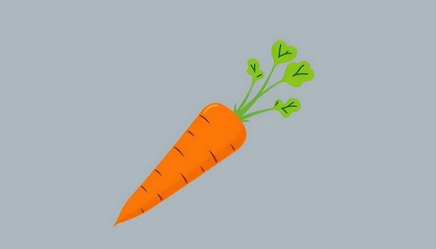 recommend clip art: Fresh Orange Carrot Vegetable Illustration