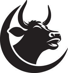 bull head icon logo
