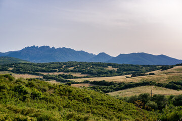 Fototapeta premium Wild mountain landscape of Sardinia, Italy