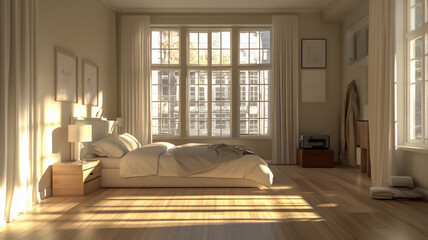 luxury apartment comfortable bedroom