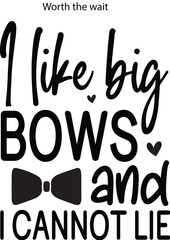 I like big bows & i cannot lie