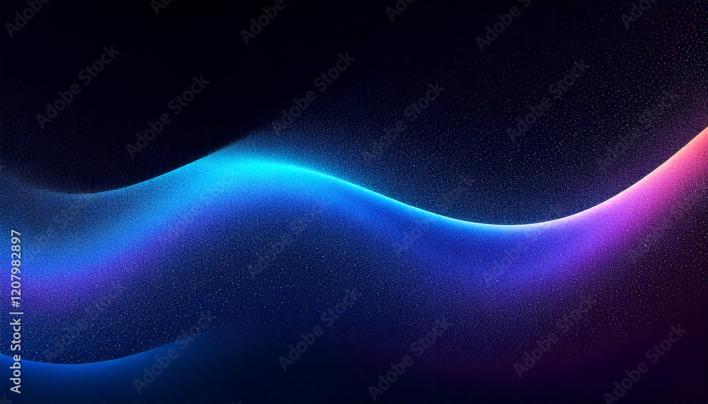 Poster cyber big data flow particles bokeh. digital neural network. concept of ai artificial intelligence t