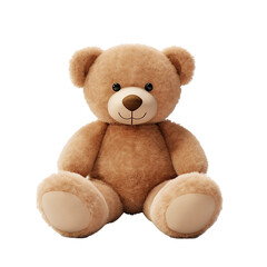Obraz premium Adorable Brown Teddy Bear Soft Toy Plush Friend
