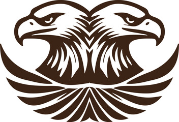 eagle head vector