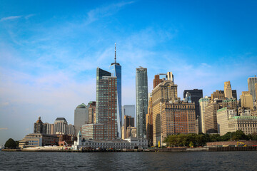 Naklejka premium View of New York From the Hudson River