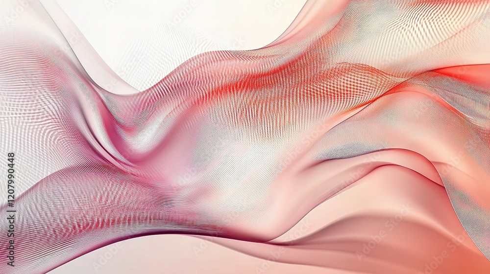 Poster dynamic abstract background with futuristic wave lines and patterns