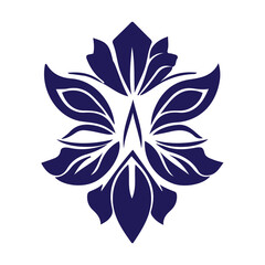 Creative deco floral ornaments elements design