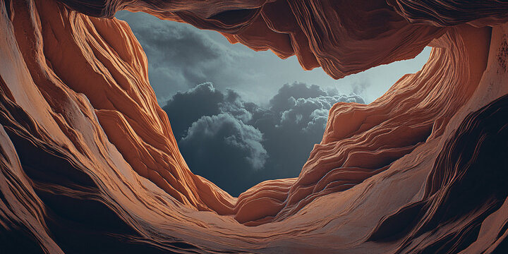 Canyon's layered rock formations.