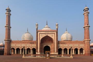 Fototapeta premium A serene view of Jama Masjid in Delhi