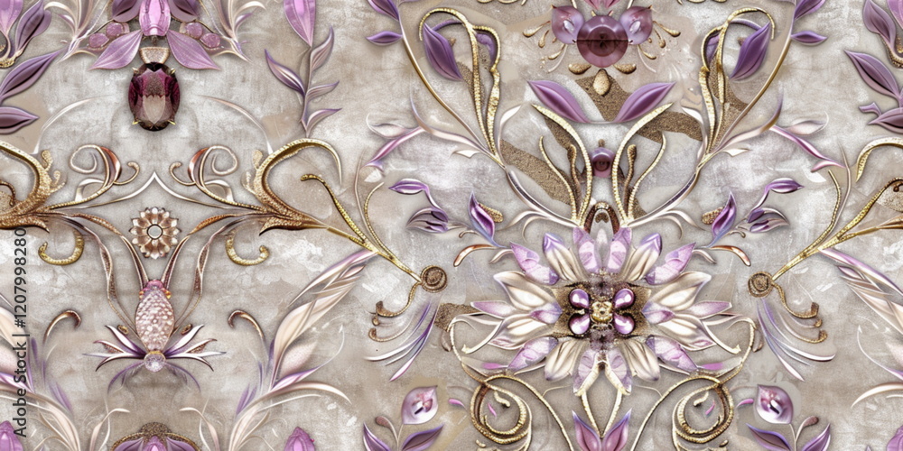 Poster seamless wallpaper, texture, background pattern. elegant minimalistic three-dimensional pattern for_