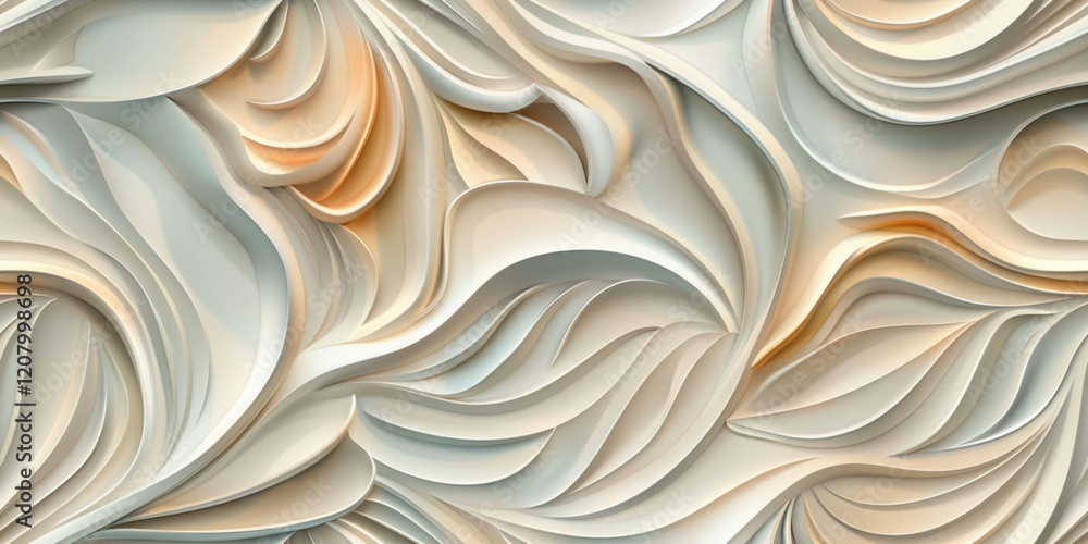 Poster seamless wallpaper, texture, background pattern. elegant minimalistic three-dimensional pattern for_