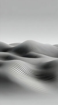 Abstract 3D Wave Background