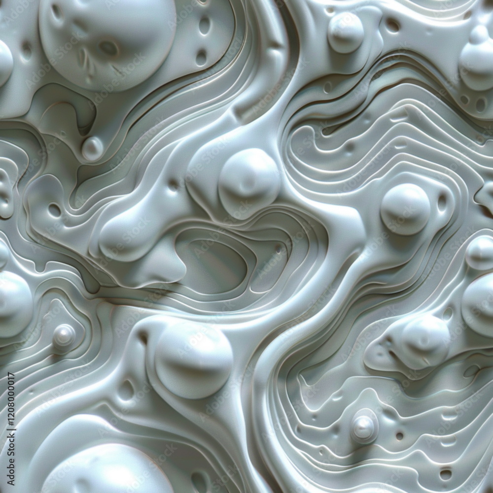 Poster Seamless wallpaper, texture, background pattern. Elegant minimalistic three-dimensional pattern for_338