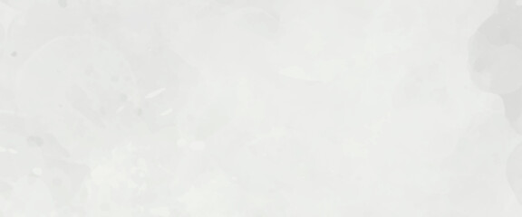 Vector white aquarelle painted paper textured. Silver ink and watercolor textures on white paper. 